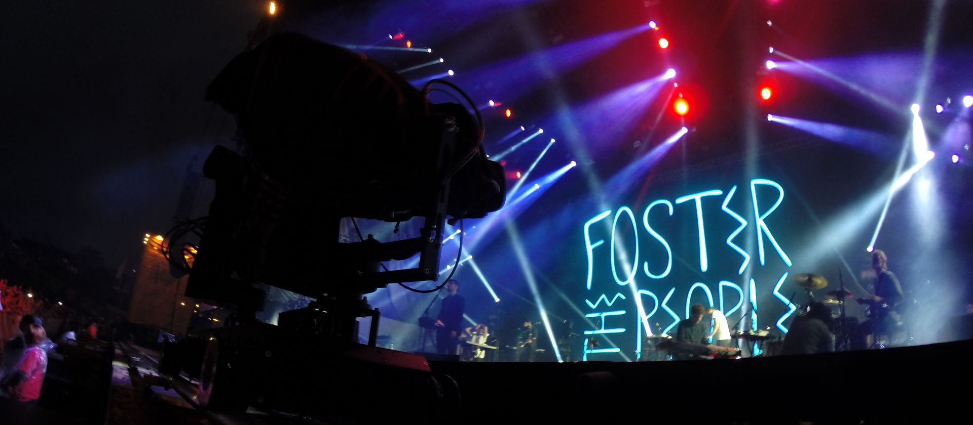 Dolly motorizado no show de Foster the People no Lollapalooza 2015